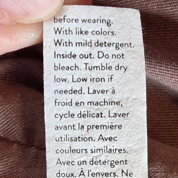 SPANX Pants Stretch Twill size XL - Approximately sz 12 Cropped, wide leg Rust - Picture 11 of 11